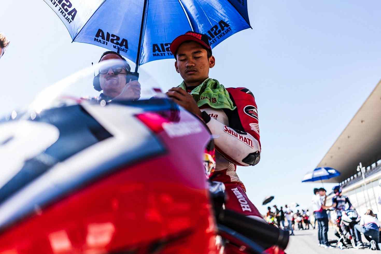Pebalap Astra Honda Racing Team Fadillah Arbi Aditama