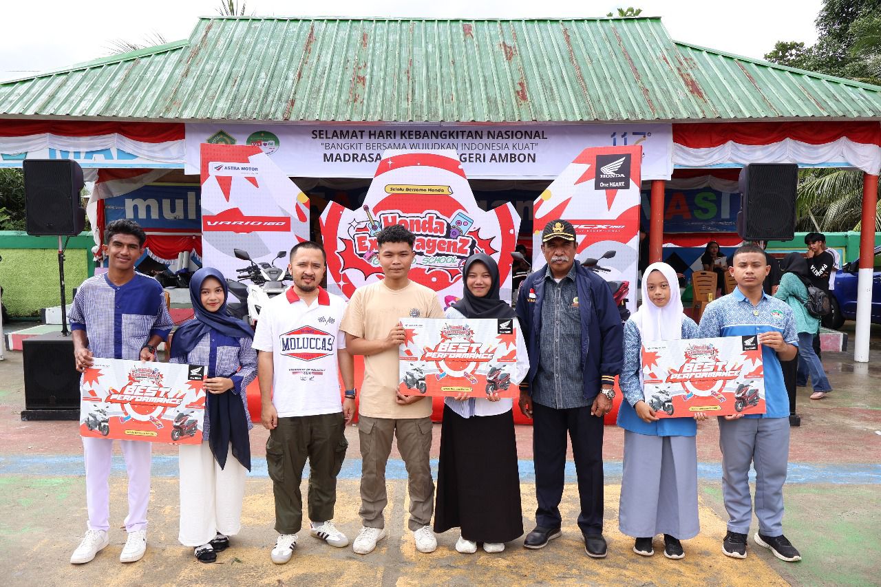 Asmo Sulsel Dorong Kreativitas dan Keselamatan Berkendara Pelajar dalam ExtravagenZ di MAN 1 Ambon