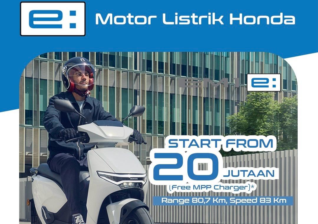 Asmo Sulsel Tawarkan Promo Motor Listrik Ramah Lingkungan Honda CUV e:, Mulai Rp20 Jutaan