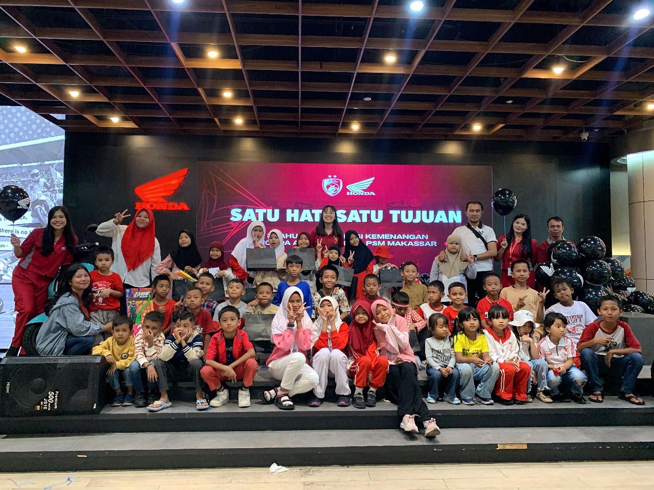 Asmo Sulsel Rayakan HUT ke-80 RI Lewat Lomba Anak “Independence Day with Honda PCX"