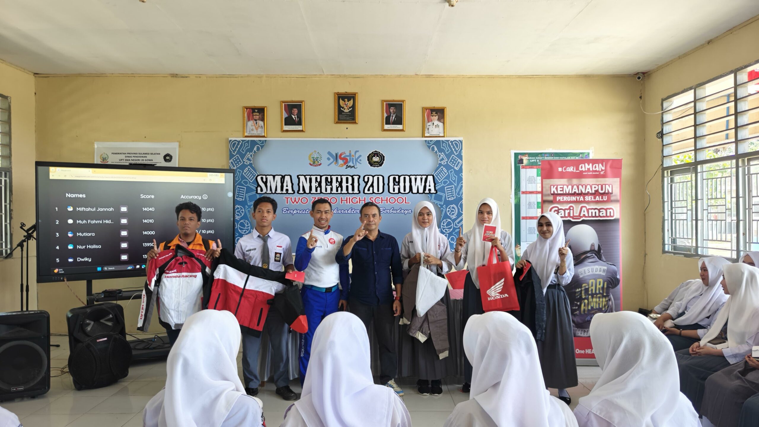 Edukasi Safety Riding, Asmo Sulsel dan Polres Gowa Siapkan Pelajar Jadi Pengendara Taat Aturan