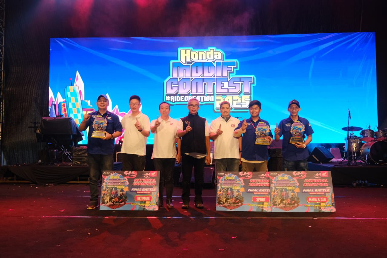 Asmo Sulsel Sapu Gelar di Honda Modif Contest Nasional 2025